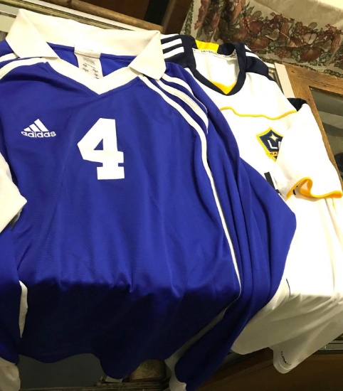 2 Soccer Jerseys/ Shirts Size small and large