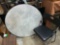 Round Folding Table and Chair