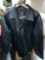 Haband Executive Division Leather Jacket size Large