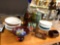 Home Decor Lot- Old Marbles, Bowls, Oil Holders, etc