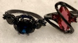 Blue Sapphire Ring Size 8 and Marquise 