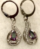 Mystic Topaz Water Drop Earrings