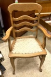 Antique Chair with Cloth Cushion