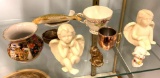 Angels, Small Oriental Vase, etc