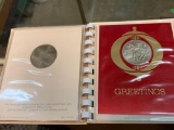 1969 Franklin Mint Greeting Cards with Medallions - 3 total