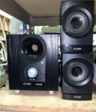 Axess 3 Piece Blue Tooth Sub woofer and Speakers- works