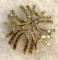 Vintage Sarah Coventry Fashion Brooch Signed