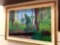 Framed Forest Scene Oil on Canvas by Wardell 36