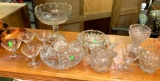 12 Pieces of Crystal Glassware