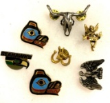 7 Assorted Lapel Pins