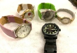 5 Watches- Working Just Need Batteries