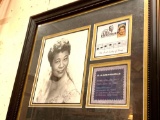 Limited Edition Ella Fitzgerald Stamp Collectible with COA