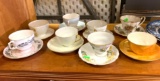 8 Tea Cups and Saucers