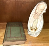 Lee 1959 Mother Mary Statue and Uncle Toms cabin