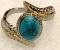 Silver Plate Turquoise Size 7