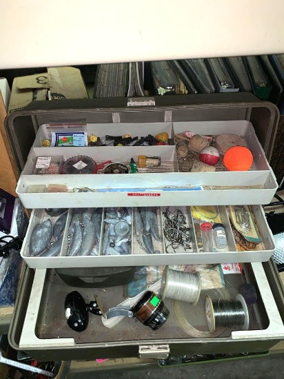 Large Tackle Box with Contents