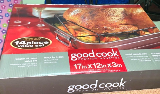 Good Cook Premium Non stick Roaster and extras