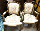 Pair of Needle Point Chairs