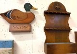 Wooden Welcome Plaque and Collectible Spoon Holder 18