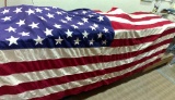 Vintage Large Cloth American Flag