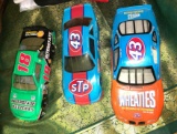 3 Collectible Diecast Race Cars