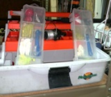 Fishing Rod and Tackle Boxes