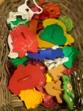 Basket with Old Hallmark Cookie Cutters