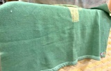 1940's Golden Dawn Wool Blanket