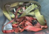 Bin full of truck and Ratchet straps