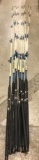 10 Shakespeare Sturoy Stik Fishing Rods- A Couple need Repair