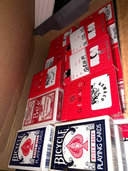 150 Decks of Playing cards and Poker Chips