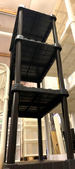 5ft Tall Plastic Shelf