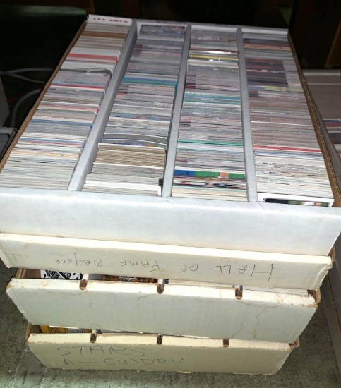 3 Boxes of Sports cards