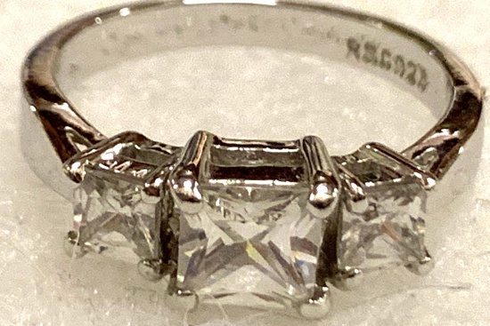 Sterling Silver RSC CZ Ring