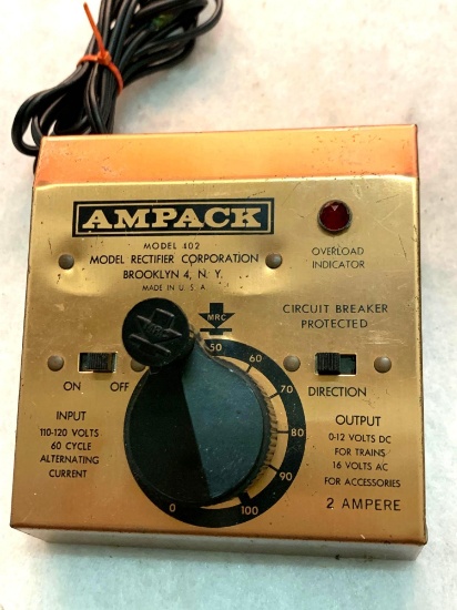 AMPack Electric Train Transformer Model #102 `