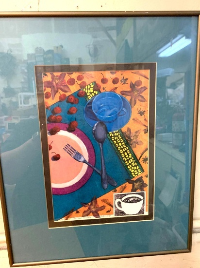 Framed Christina Nichols Mixed Media Print 20" x 16"