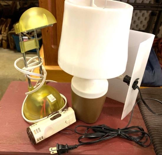 Lot of Lamps and Flashlights