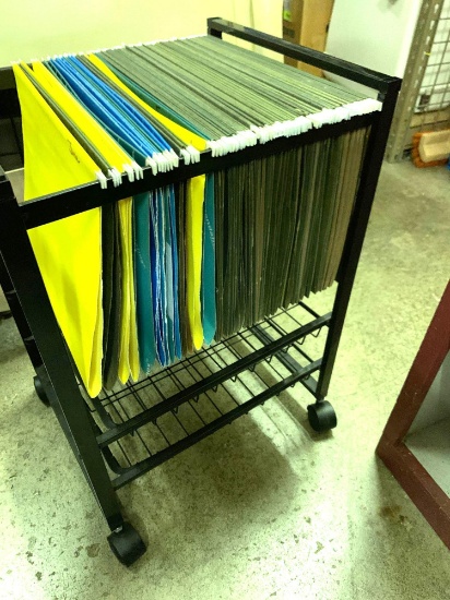 Office File Rack on wheels