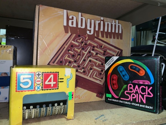 3 Vintage Board Games