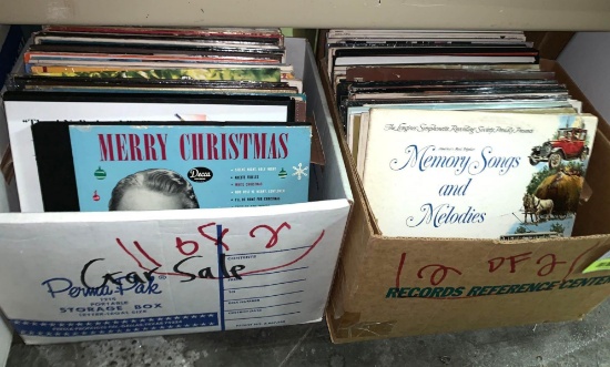 2 Boxes of Records