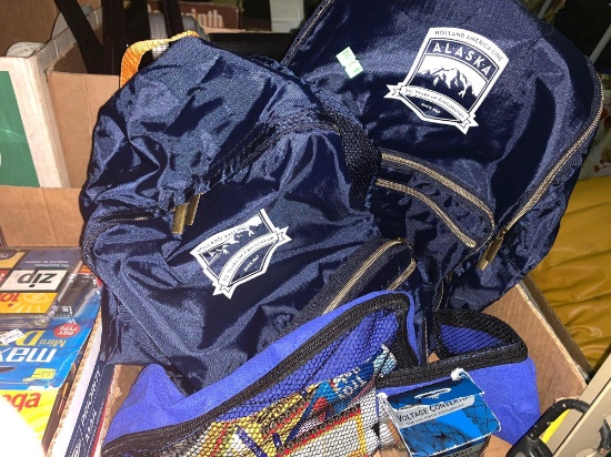 Hiking Lot- 2 Bags, First Aid etc