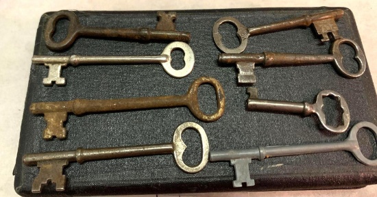 8 Vintage Skeleton Keys