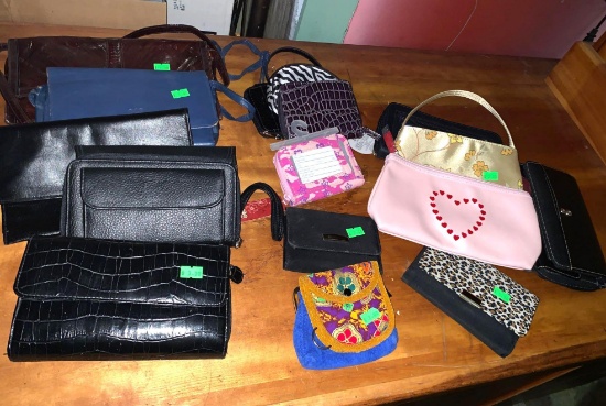 Lot of Coin Purses and Wallets