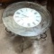 Glass Quartz Clock Table 18