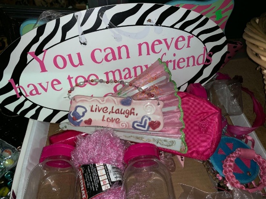 The Pink Lot- Sign and Sayings To Live By and Variety of Pink Items