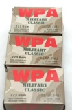 3 Boxes of .223 AMMO 60 rounds total