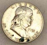 1951 Franklin Silver Half Dollar