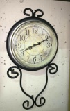 Wrought Iron Wall Clock