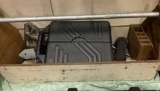 Large Wood Tool Box with Contents
