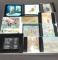 19 Antique Glass Slides - Most Are Colored and 4 are Black and White